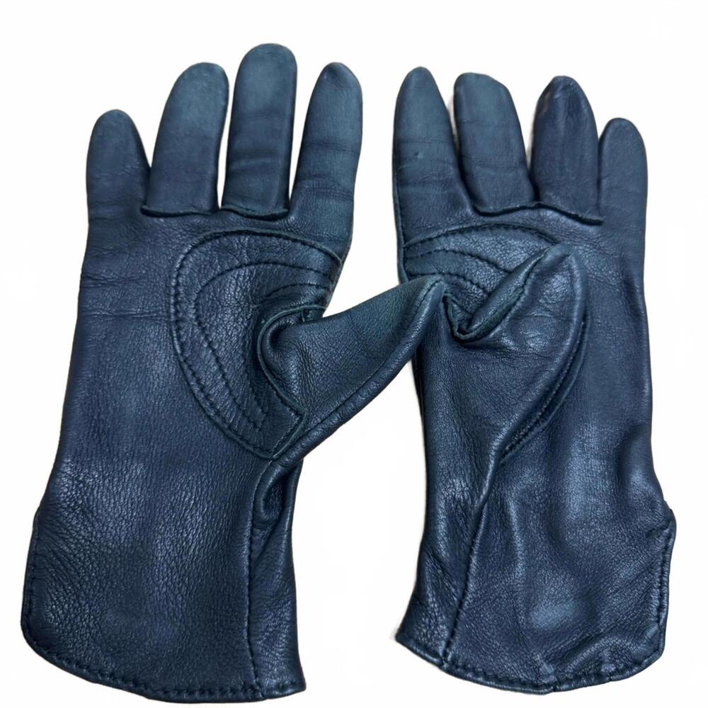 Vintage Gier Glove Co Black Leather Driving Gloves – Medium